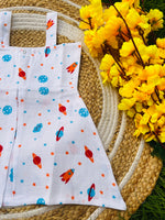 Load image into Gallery viewer, Space Explorer - Muslin Frock 3 to 6M
