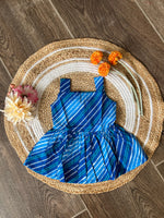 Load image into Gallery viewer, Blue Glow - Cotton Frock 3 - 4 yrs
