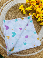 Load image into Gallery viewer, Heart Beat - Muslin Baby Swaddle
