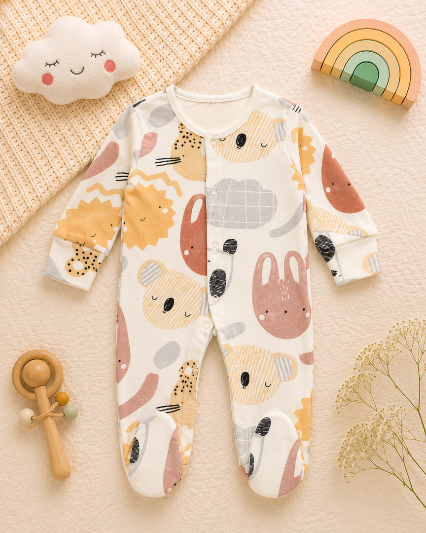 Baby Footed Romper/Sleepsuit
