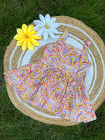 Load image into Gallery viewer, Dotted Blossom - Cotton Frock 2 -3 Yrs

