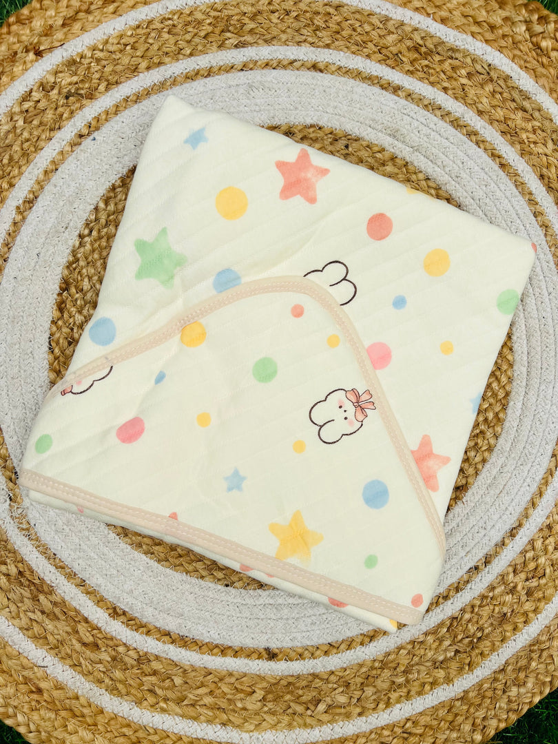 Kitty Kitty - Muslin Hooded Baby Blanket
