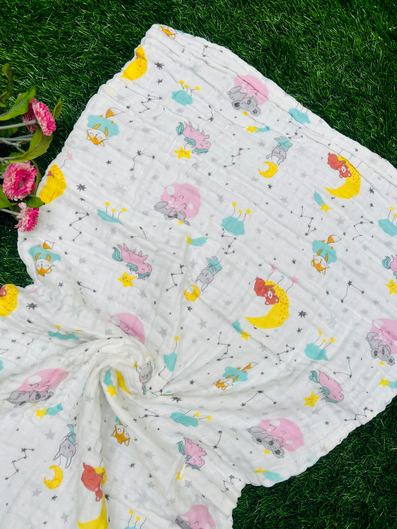 Nature Bloom - Muslin Baby Towel