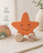 Load image into Gallery viewer, Star - Neem Wood Push Toy
