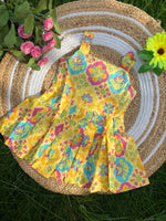 Load image into Gallery viewer, Rangoli Bloom - Cotton Frock 2 - 3 Yrs
