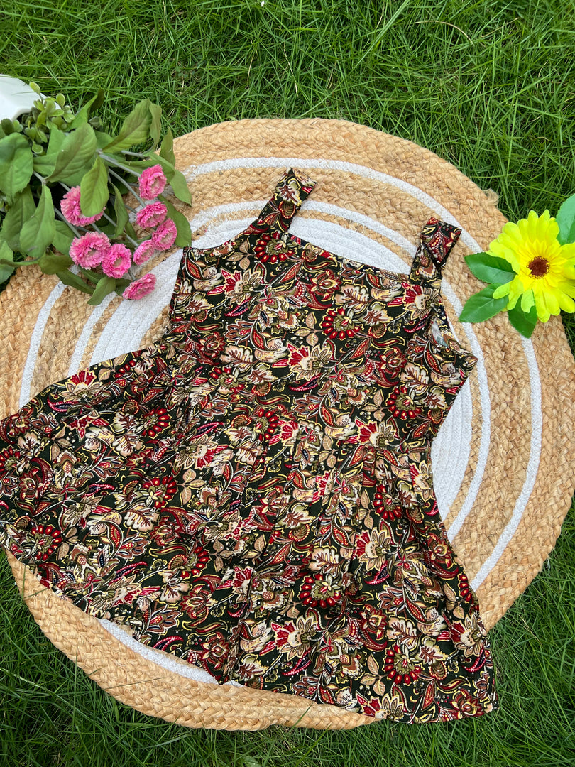 Ethnic Blossom - Viscose Frock 4 - 5 yrs