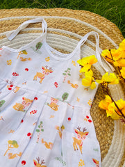 My Deer - Muslin Frock 6 to 12M