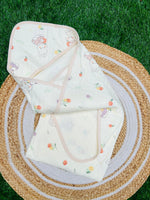 Load image into Gallery viewer, Bunny - Muslin Hooded Baby Blanket