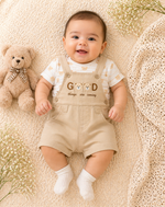 Load image into Gallery viewer, Baby Dungaree Set - Good Things