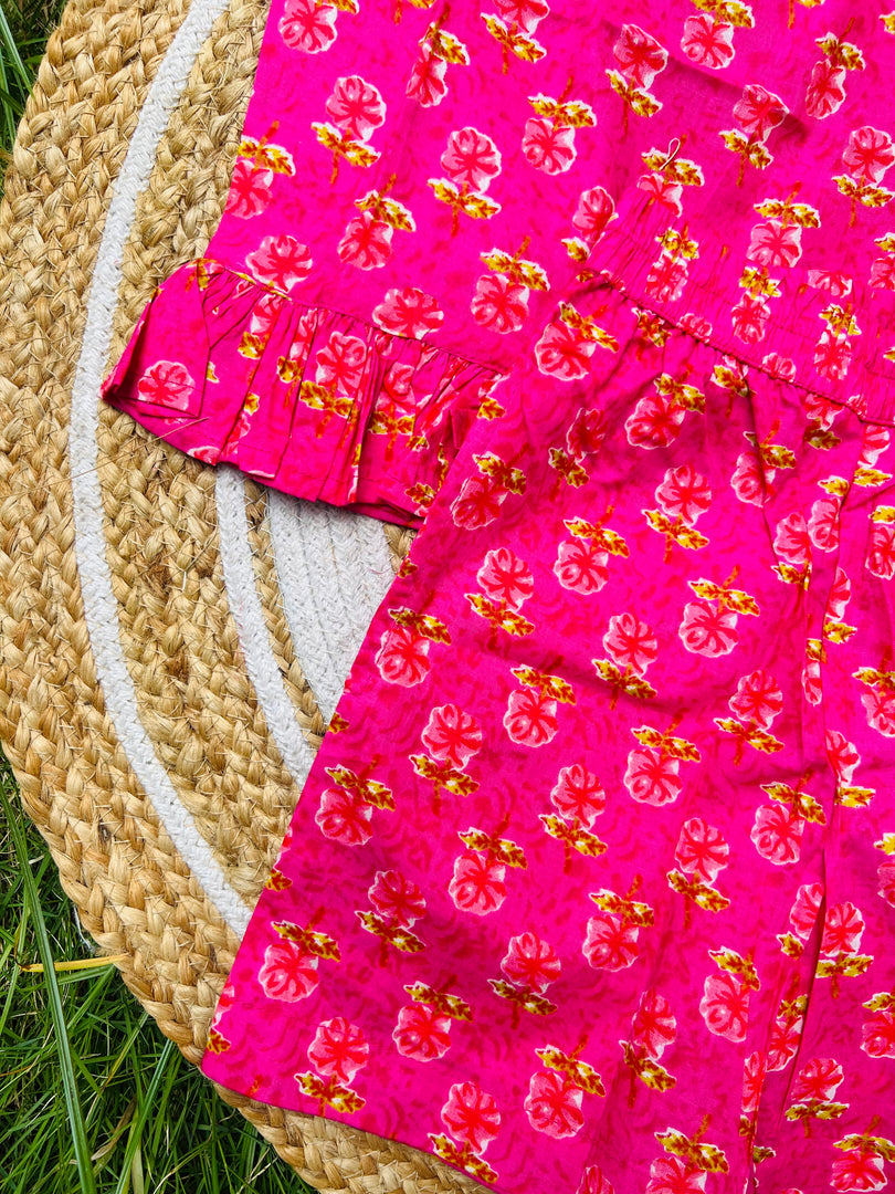 Yell Love - Frill top & Shorts Set 4 - 5yrs