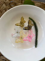 Load image into Gallery viewer, Small Glass Butterfly Hair Claws
