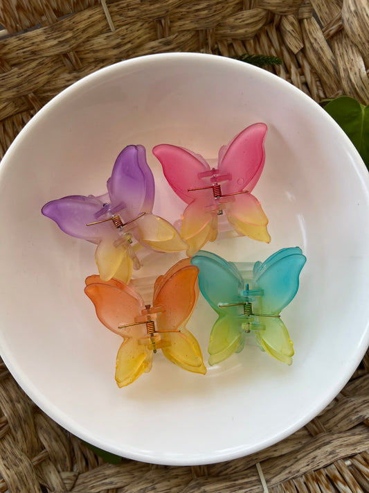 Multicolour Matt Butterfly Claws - NARUVE