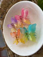 Load image into Gallery viewer, Multicolour Matt Butterfly Claws - NARUVE
