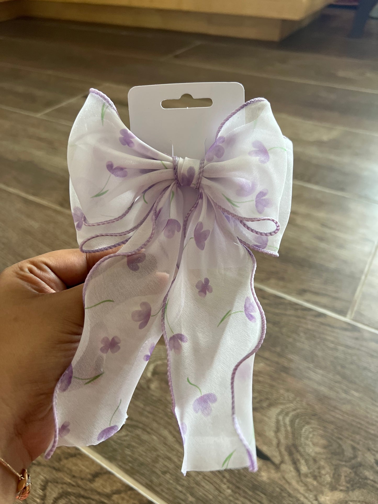 Floral Hair Bow