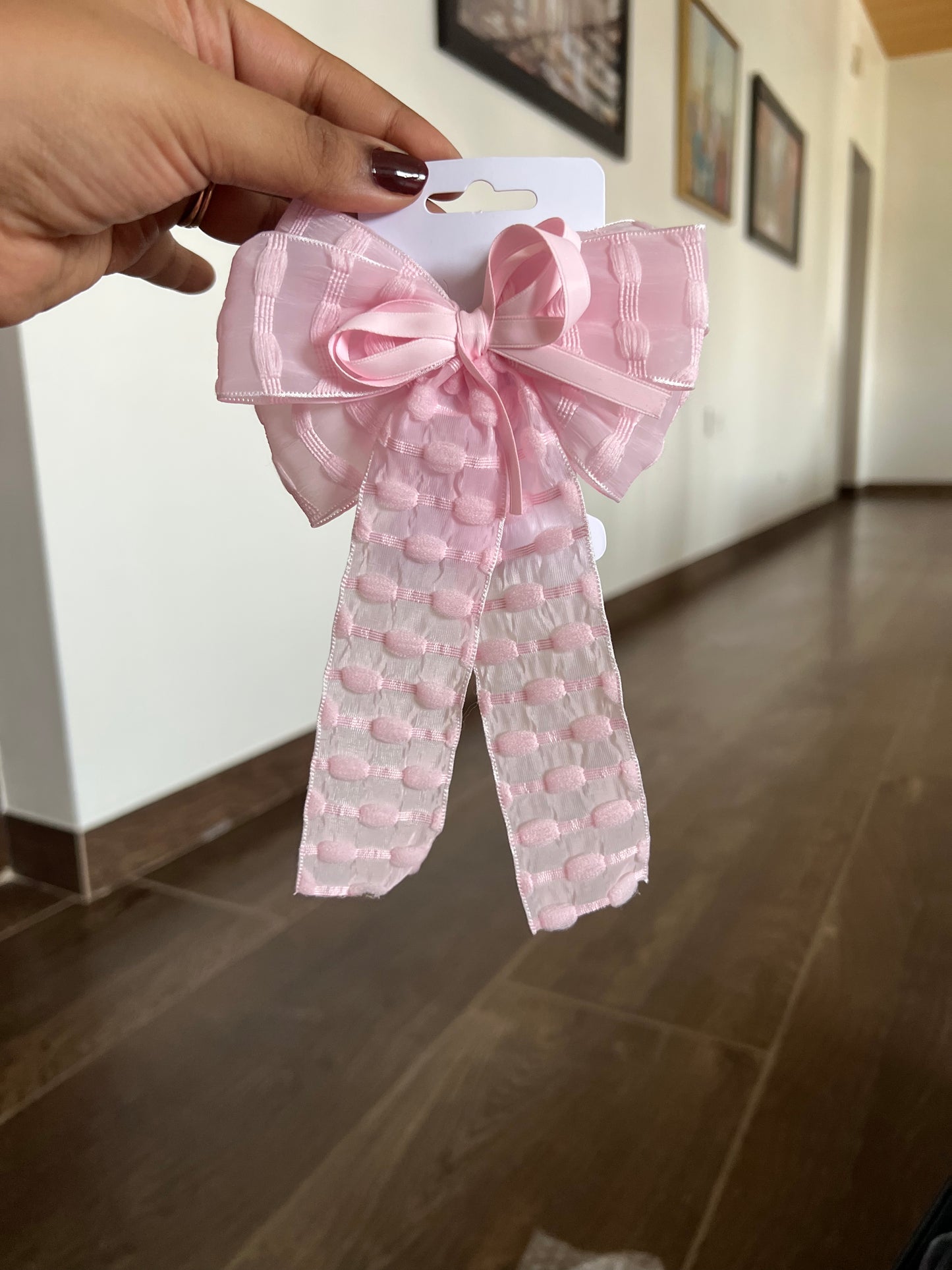 Seer Sucker Hair Bow