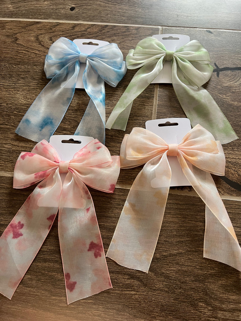 Tie and Die Hair Bow