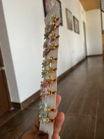 Load image into Gallery viewer, Flower and Pear Metal pin
