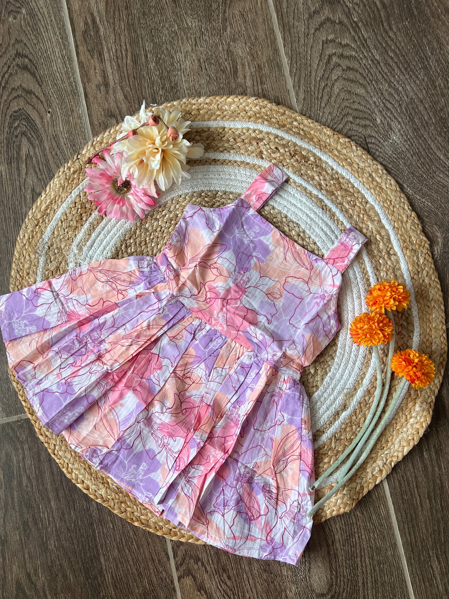 Meadow Magic - Cotton Frock 2 to 2.5 yrs