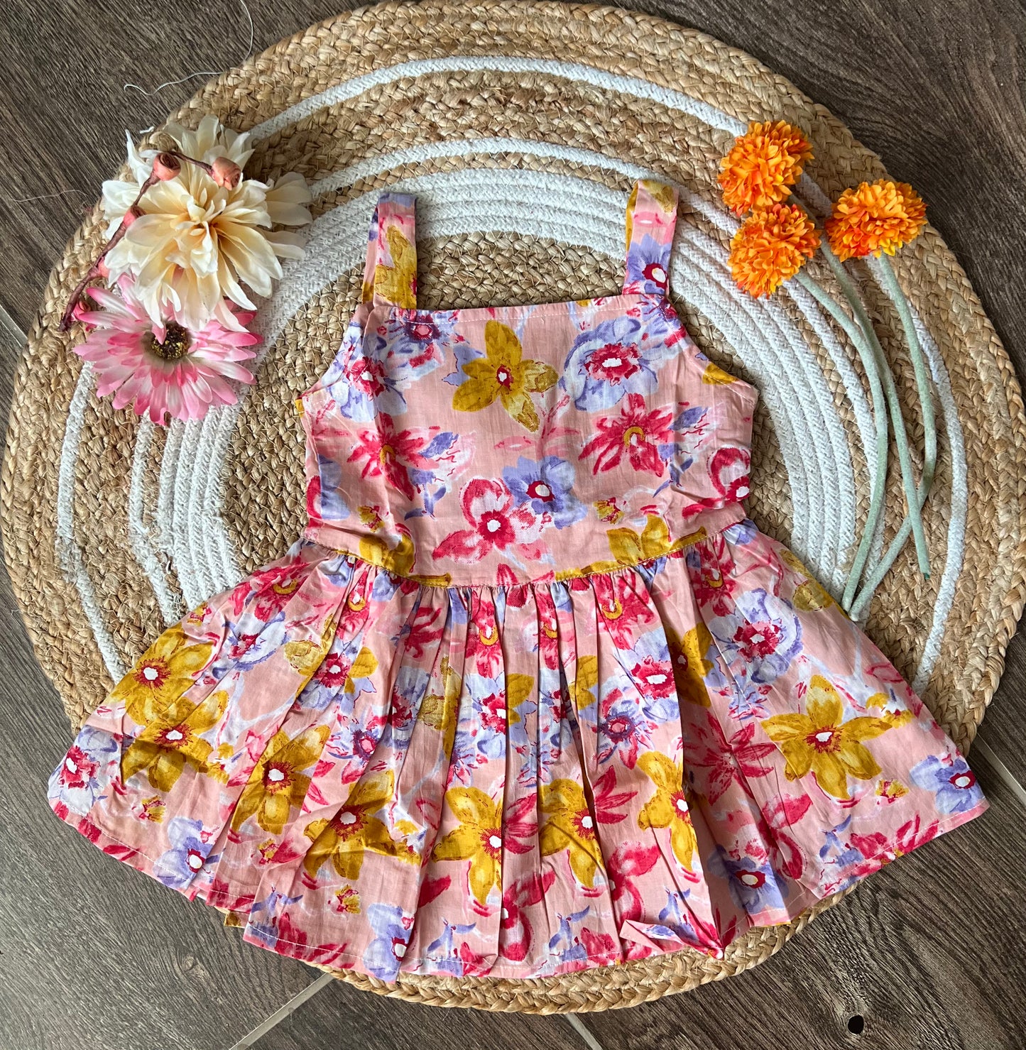 Pink Petal - Cotton Frock 2 to 2.5 Yrs