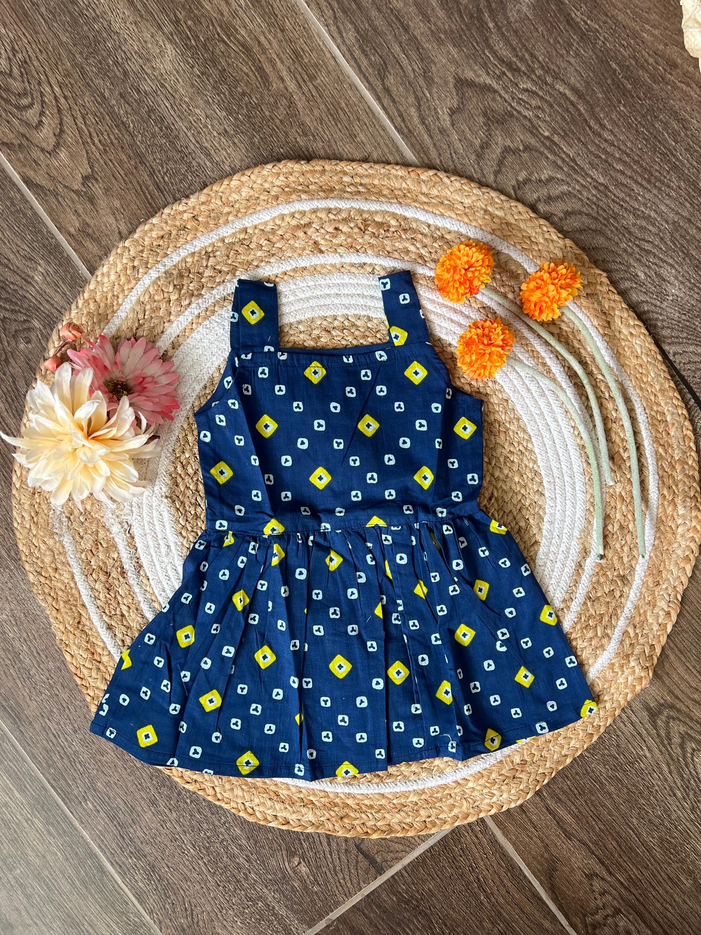 Coastal Charm - Cotton Frock 1.5 to 2 yrs