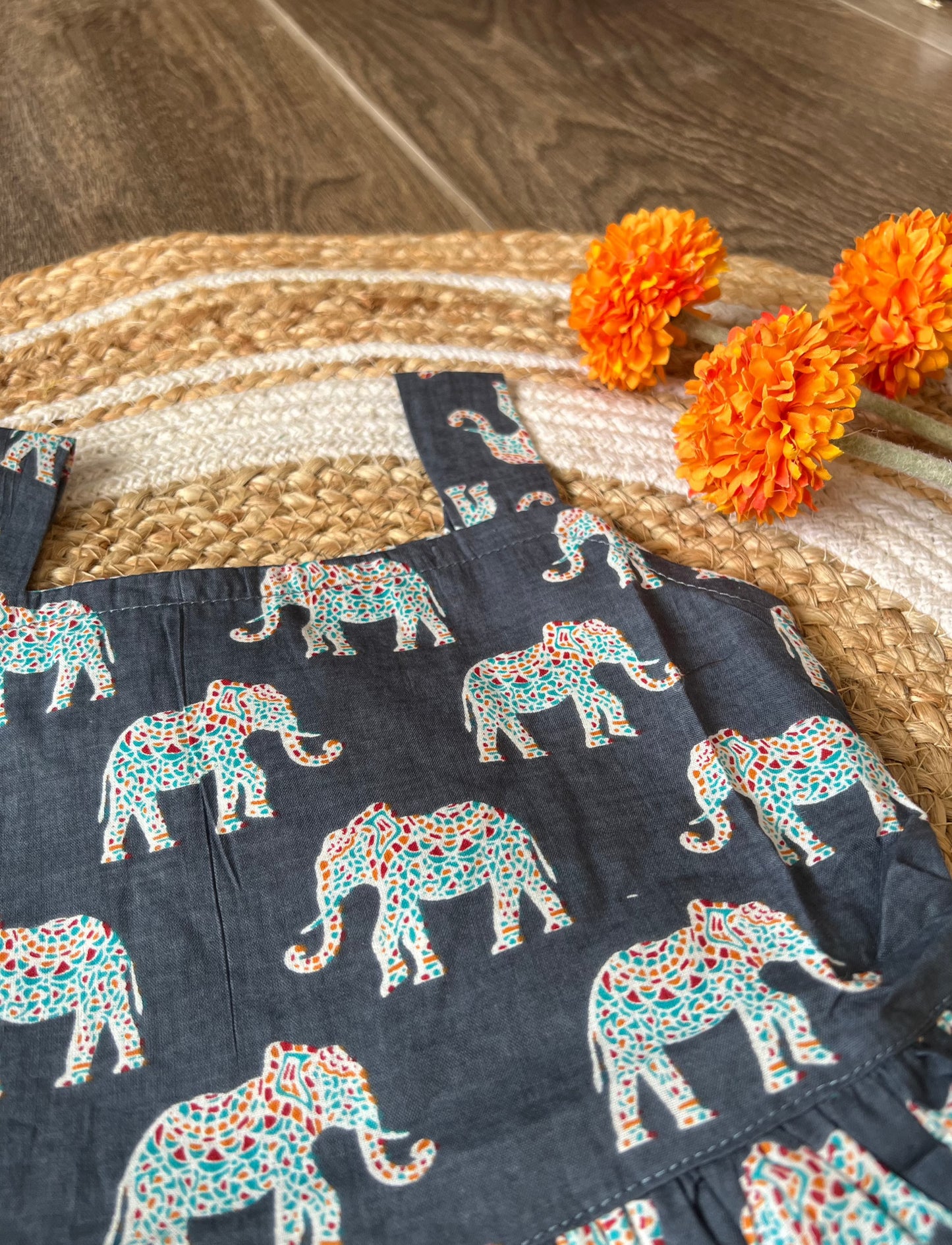 Elephant Ride - Cotton Frock 1.5 to 2 yrs