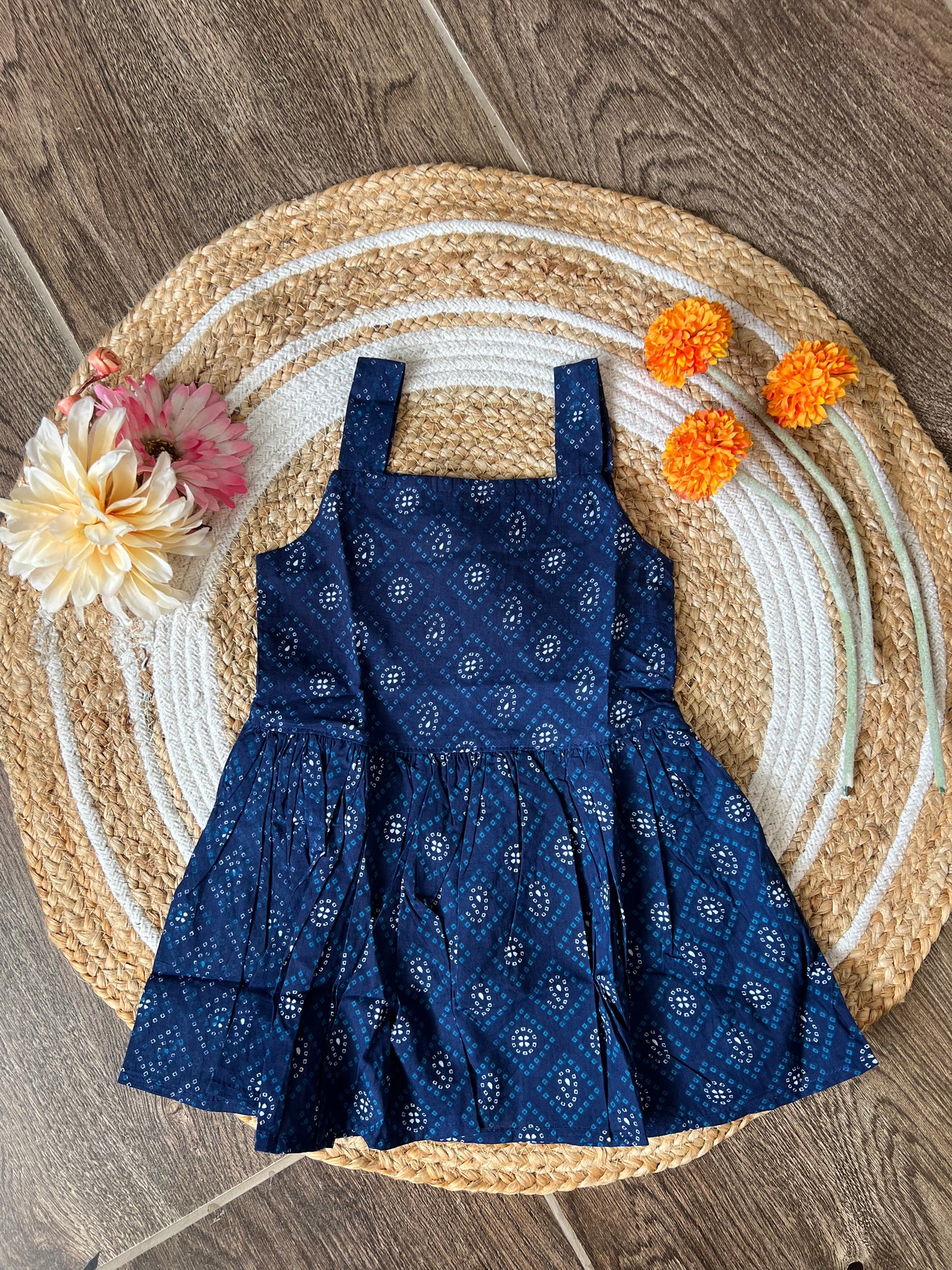 Midnight Star - Cotton Frock 1.5 to 2 yrs