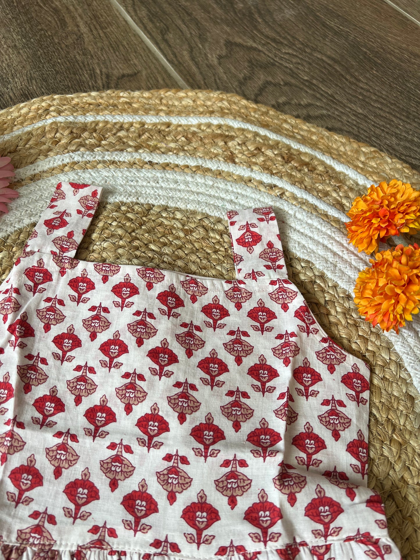 Love Red - Cotton Frock 1.5 to 2 yrs