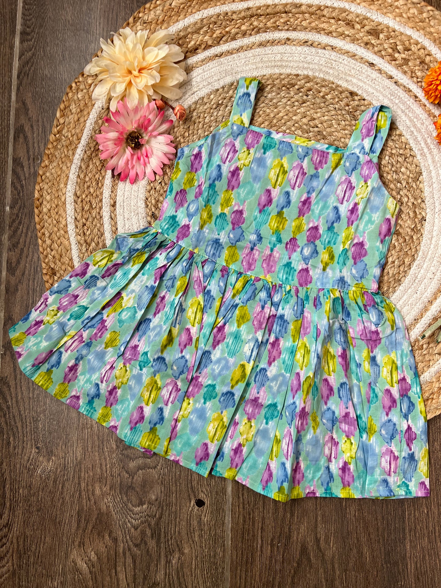 Water Colour - Cotton Frock 2.5 to 3 yrs