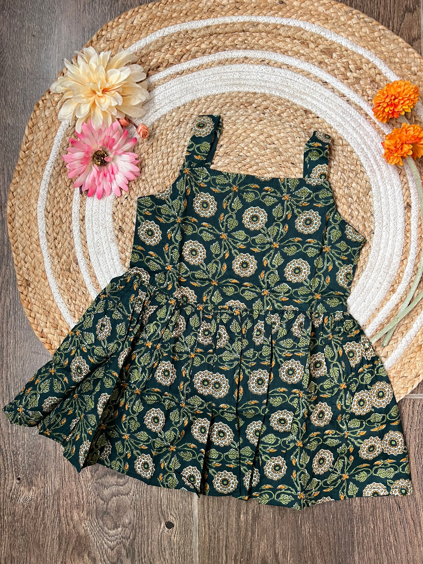 Meadow Bloom - Cotton Frock 2.5 to 3 yrs