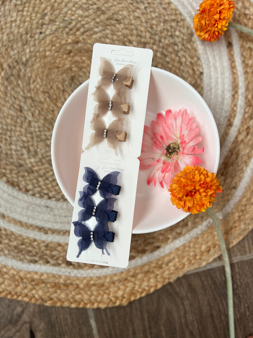 Butterfly Hair Pin (New Born Friendly)