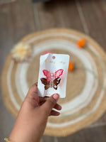 Load image into Gallery viewer, Small Glass Butterfly Hair Claws
