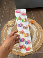Load image into Gallery viewer, Glittering Butterfly Hair Pins
