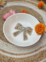 Load image into Gallery viewer, Rhinestone Bow Hair Pins -  Exclusive
