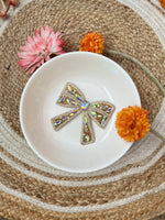 Load image into Gallery viewer, Rhinestone Bow Hair Pins -  Exclusive
