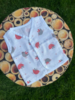 Load image into Gallery viewer, Cotton Muslin Jablas: 0-3 months
