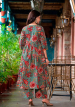 Load image into Gallery viewer, Soft Cotton Kurta Set: Magnolia
