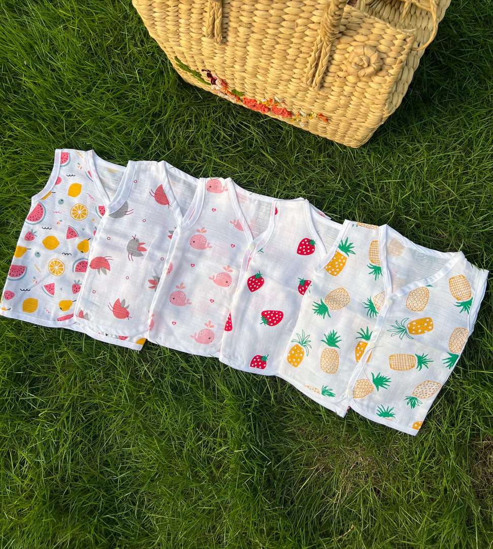 Cotton Muslin Jablas: Pack of 5