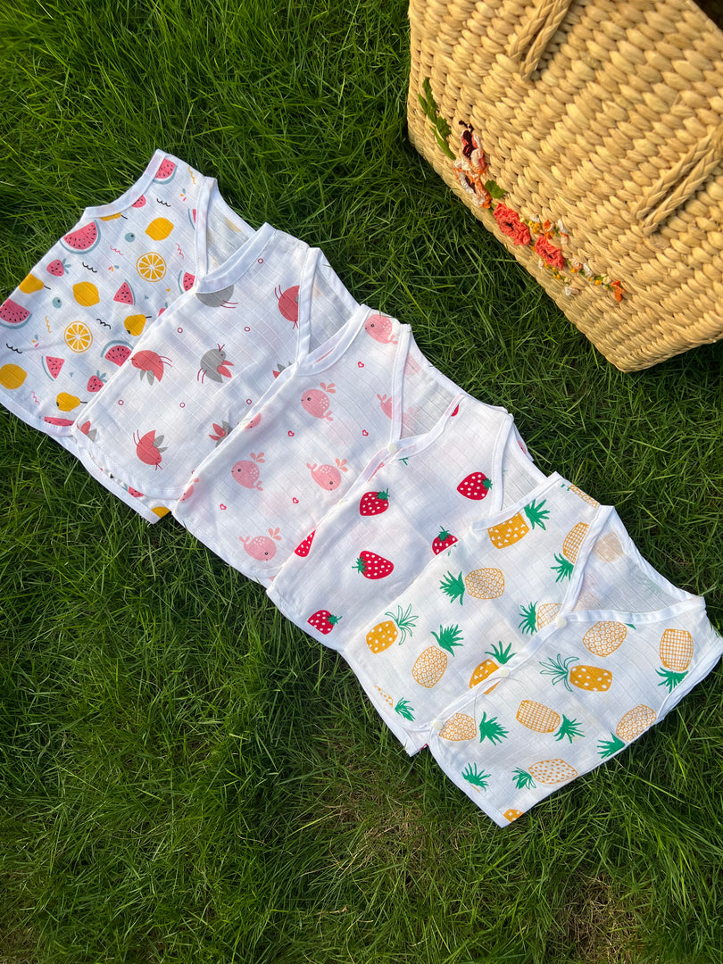 Cotton Muslin Jablas: Pack of 5