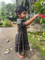 Load image into Gallery viewer, Kids Cotton Dress: Garden Blush
