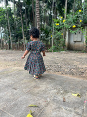 Kids Cotton Dress: Garden Blush