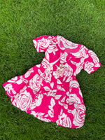 Load image into Gallery viewer, Kids Cotton Dress: Marshmellow

