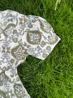 Load image into Gallery viewer, Kids Cotton Dress: Floral Art
