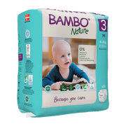Bambo Nature Chemical Free Tape Diapers - M (4-8 kgs)