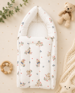 Load image into Gallery viewer, Muslin Carry Bed/Nest - Bunny
