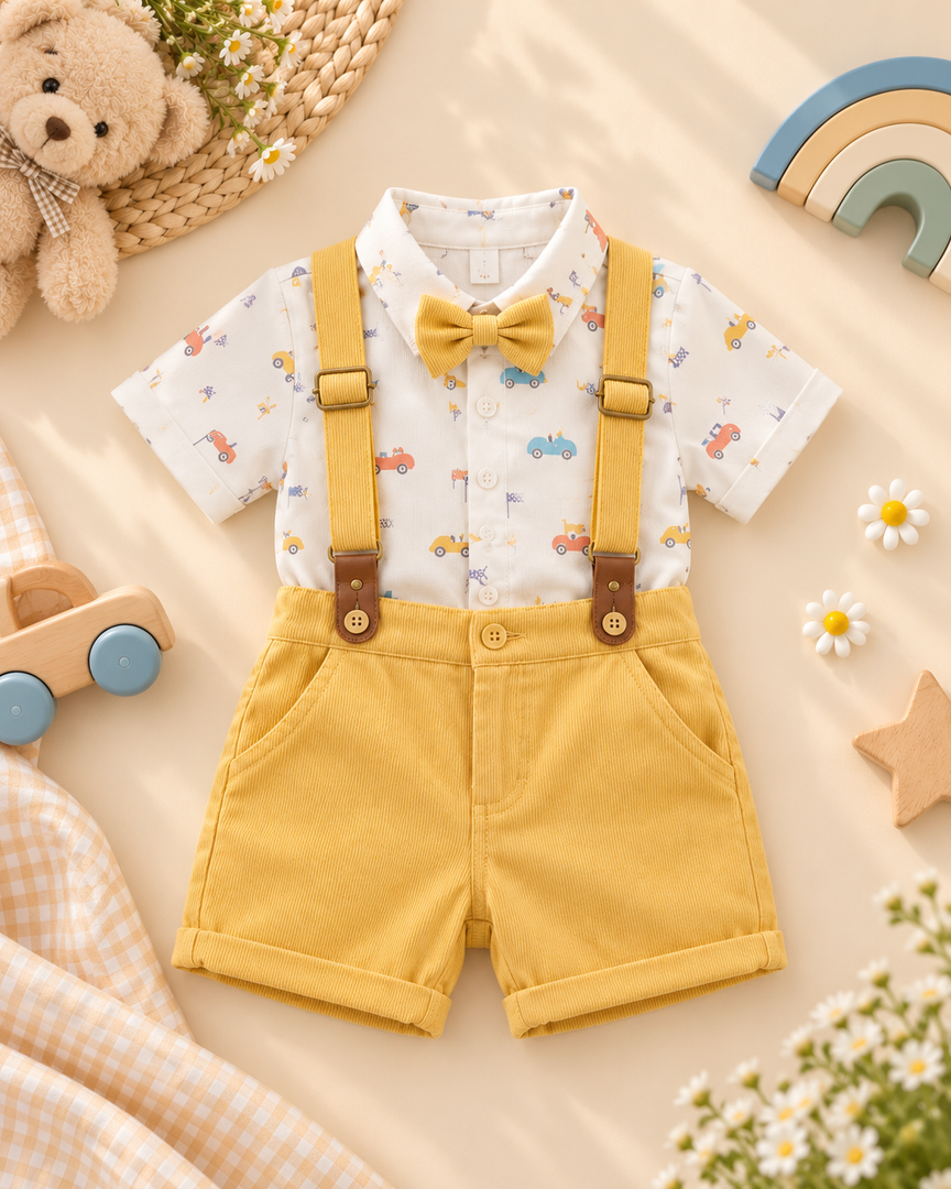 Baby Suspender Set - Sunshine Drive