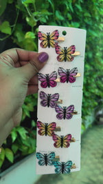 Load and play video in Gallery viewer, Butterfly Hair Pins
