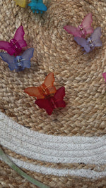 Load and play video in Gallery viewer, Small Matte Butterfly Hair Claws
