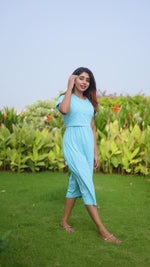 Load and play video in Gallery viewer, Zipless Maternity Lounge Dress - Trust
