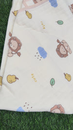 Load and play video in Gallery viewer, Love Wrap - Muslin Hooded Baby Blanket