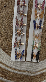 Load and play video in Gallery viewer, Flapping Butterfly Hair Pins
